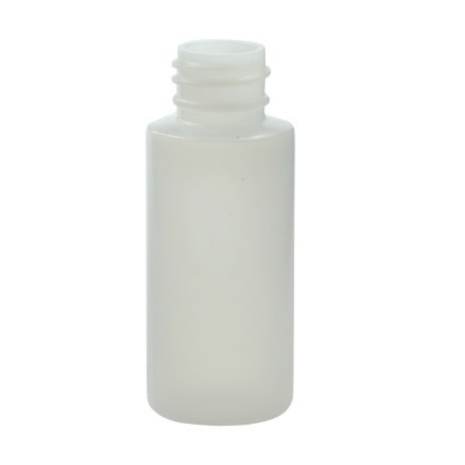 white HDPE plastic cylinder