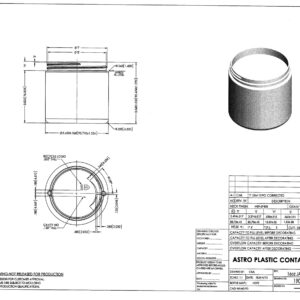 White HDPE Cylinder