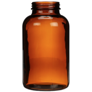 amber glass bottles