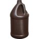 Gallon Amber HDPE Plastic Round Jug