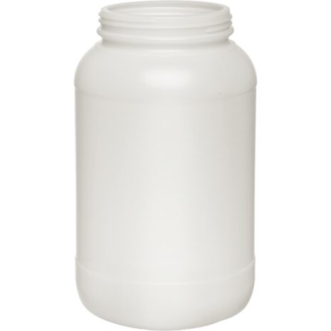 1 Gallon Natural HDPE Plastic Wide Mouth Jar, 110mm 110-400, 159 Grams 1