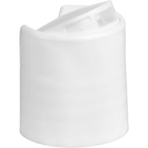 White Smooth Disc Top Cap