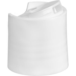 White Smooth Disc Top Cap