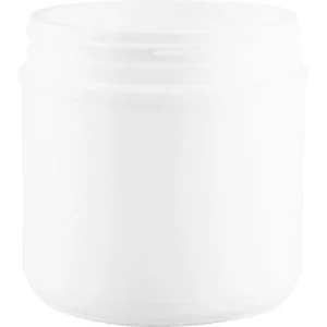46 oz. White HDPE Plastic Jar, 120-400 Alpha