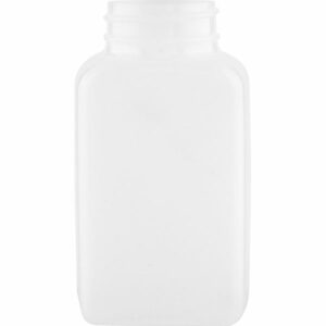 5 oz. (160 cc) Natural HDPE Oblong Packer Bottle, 38mm 38-400
