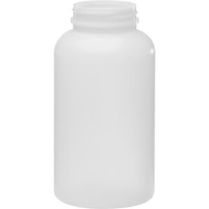 21 oz. (625 cc) Natural HDPE Plastic Packer Bottle, 53mm 53-400
