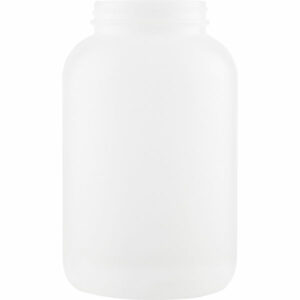 42 oz. (1250 cc) Natural HDPE Plastic Packer Bottle, 70mm 70-400