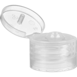 24mm 24-410 Natural Smooth Snap Top Cap, Unlined, .118" Orifice