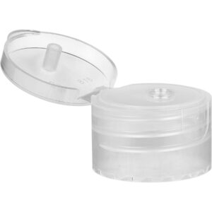28mm 28-410 Natural Smooth Snap Top Cap, Unlined, .118" Orifice