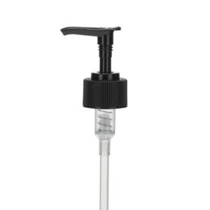 0.06 oz. Black Dispensing Pump, 8.5" Dip Tube, 28mm 28-410