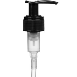 0.06 oz. Black Dispensing Pump, 7.72" Dip Tube, 24mm 24-410
