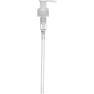 0.04 oz. Natural Dispensing Pump, 7.72" Dip Tube, 24mm 24-410