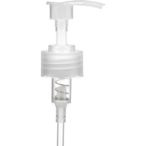 0.06 oz. Natural Dispensing Pump, 9-1/4" Dip Tube, 28mm 28-410