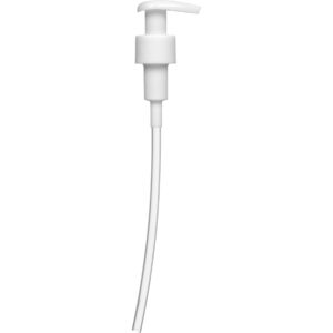 0.04oz. White Dispensing Pump, 7-1/2" Dip Tube, 24mm 24-410