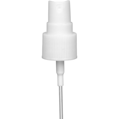White Mist Sprayer Pump with 3-3/4" Dip Tube, 20mm 20-410