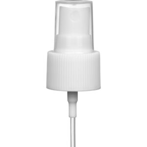 White Mist Sprayer Pump with 7″ Dip Tube, 24mm 24-410