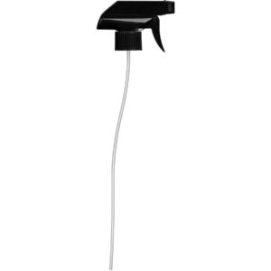 MS28410B_1 Black trigger sprayer 11" Dip Tube 28mm 28-410