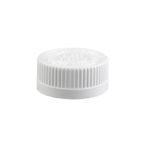 45-400 White CRC Cap Pressure Sensitive Liner SS
