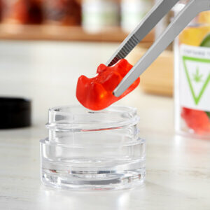 1/8 OZ clear PS Thick wall Jar with 33-400 Neck- Lip Gloss