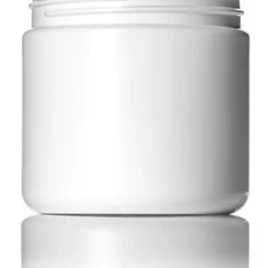 6 OZ white hdpe cylinder 24-410 Made by Silgan