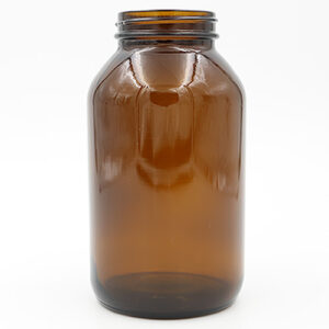 500CC  amber glass packers 53-400 made By Gerresheimer- Germany