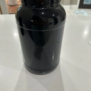 1 Gallon Black pet Jar 110-400 VPET-Canyon Plastics Label Panel
