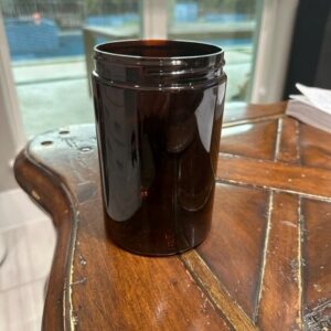Jar 25 oz amber pet 89-400 Canyon Plastics DBEV