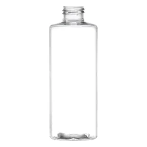 Bottle 6 oz clear pet cylinder 24-410 MCK 405/case EP-44781