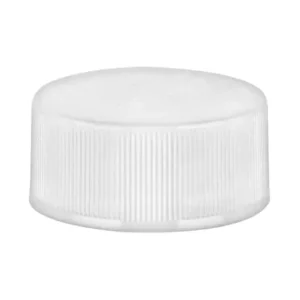 Cap 20-400 White ribbed with His liner FS3-19 PET Berry Plastics
